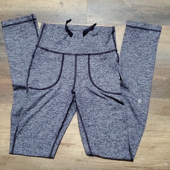 lululemon athletica Pants - Lululemon purple soft speckled leggings spacedye
